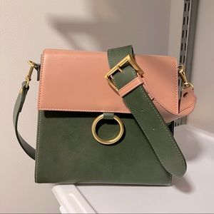 CDSD Calm Down Slow Down Shoulder Bag - pink+khaki